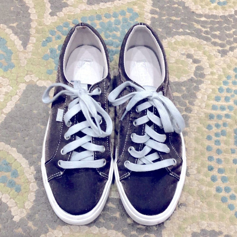 Metallic dark brown Keds